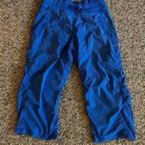 Lululemon Athletica Blue Studio Capris